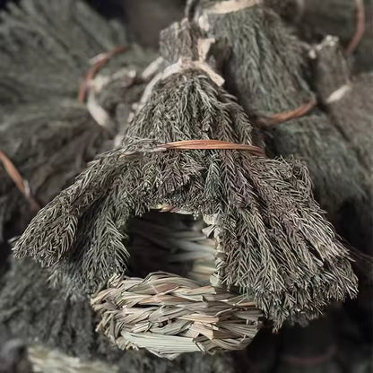 🐦 Handwoven Natural Grass Bird Nest | Handmade Bird House for Garden, Patio, Backyard & Outdoor Decor 🌿