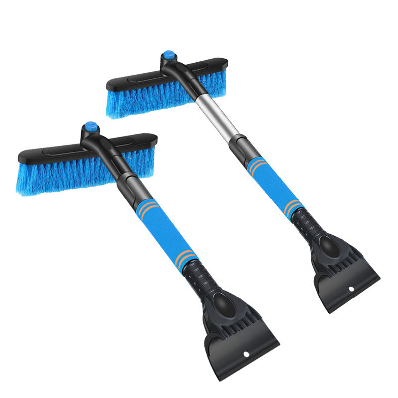 🚗 Extendable Car Snow Brush & Ice Scraper ❄️ | Detachable Windshield Cleaning Tool with Foam Handle 🧹