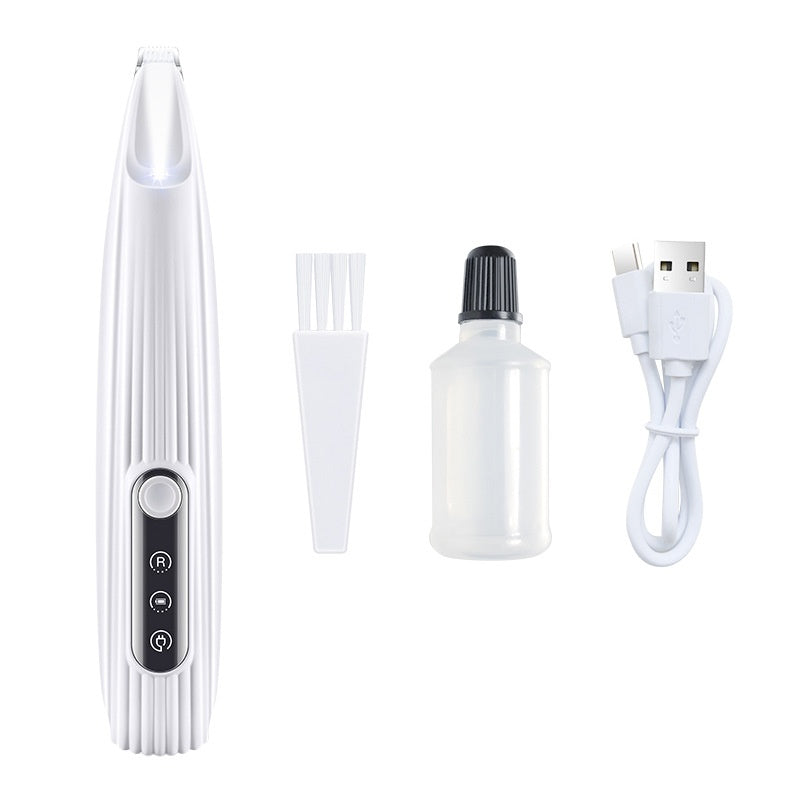 )  🐾 LED Pet Paw Trimmer ✂️ | Rechargeable Electric Grooming Clipper for Dogs & Cats 🐶🐱