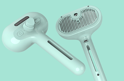 💨 Self-Cleaning Pet Hair Remover Brush 🛁 | Built-in Mist Humidifier Grooming Tool for Dogs & Cats 🐶🐱