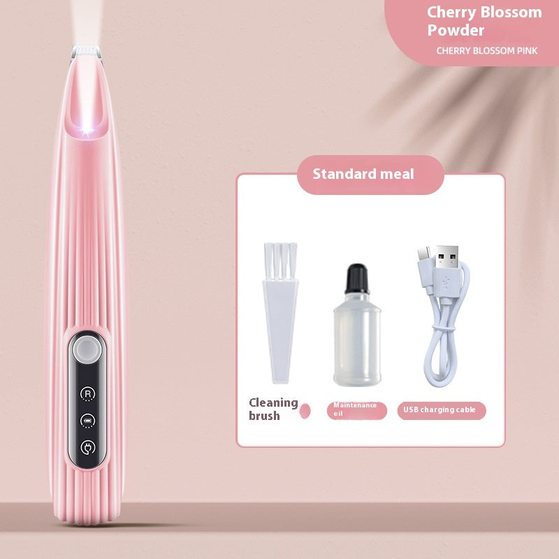 )  🐾 LED Pet Paw Trimmer ✂️ | Rechargeable Electric Grooming Clipper for Dogs & Cats 🐶🐱