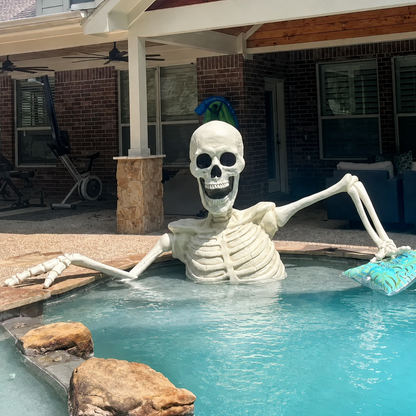 🎃Halloween Sale 50% OFF🔥 Towering Skeleton with LED Eyes & Haunting Sounds
