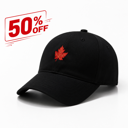 🍁 Canadian Maple Leaf Baseball Cap