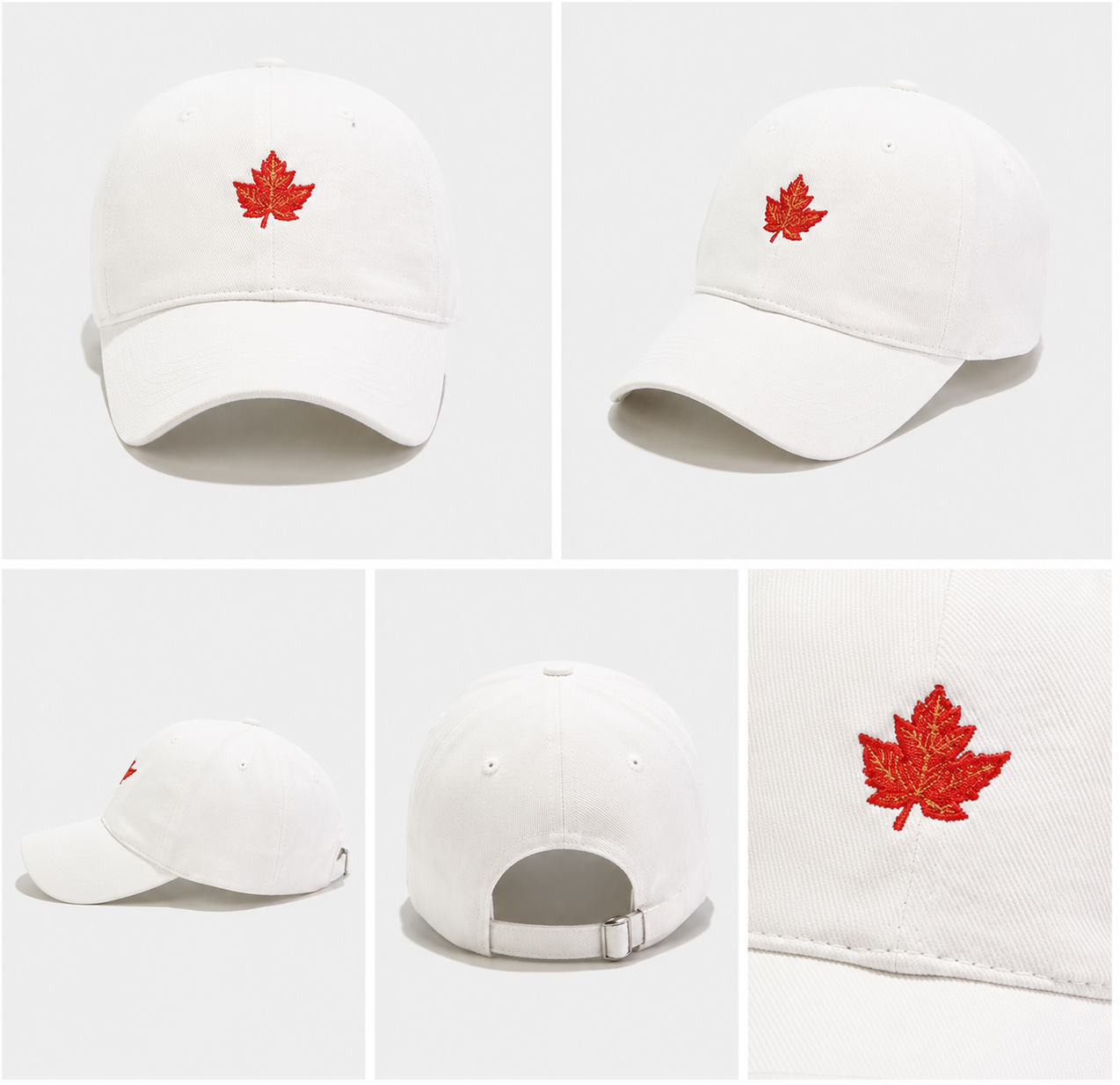 🍁 Canadian Maple Leaf Baseball Cap