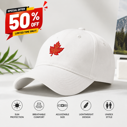 🍁 Canadian Maple Leaf Baseball Cap