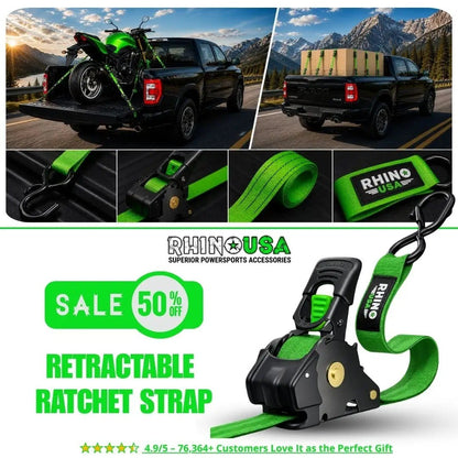 🔥 Selling Fast 50% OFF 🎁 Perfect Gift - Retractable Ratchet Strap ( 2026 Upgraded Edition )