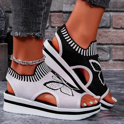 🌸LAST DAY SPECIAL PRICE!!🌸Women's Casual Peep-Toe Platform Beach Sandals