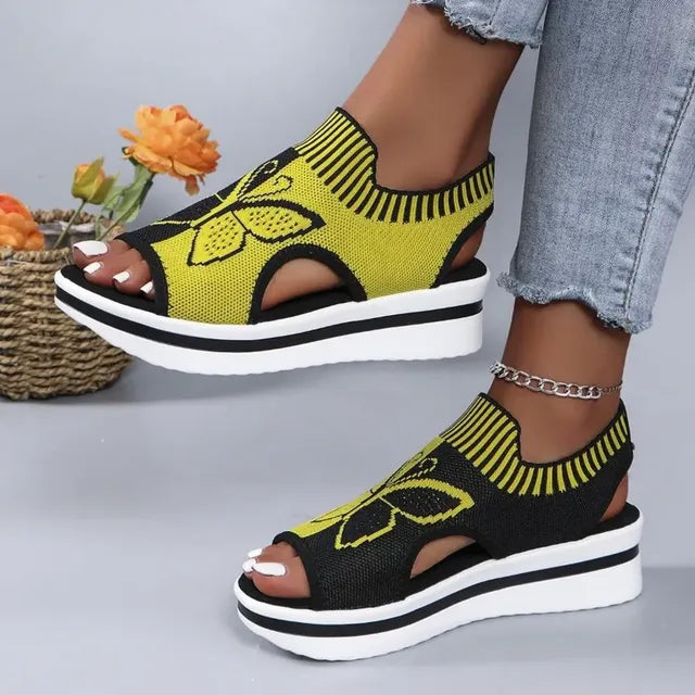 🌸LAST DAY SPECIAL PRICE!!🌸Women's Casual Peep-Toe Platform Beach Sandals