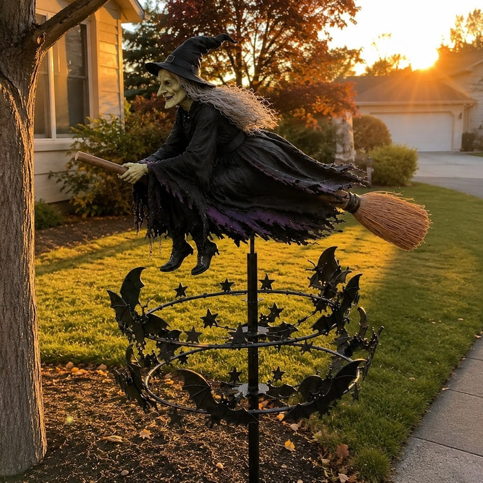 Halloween Early Bird Special 🧙 The Enchanted Witch Garden Wind Spinner